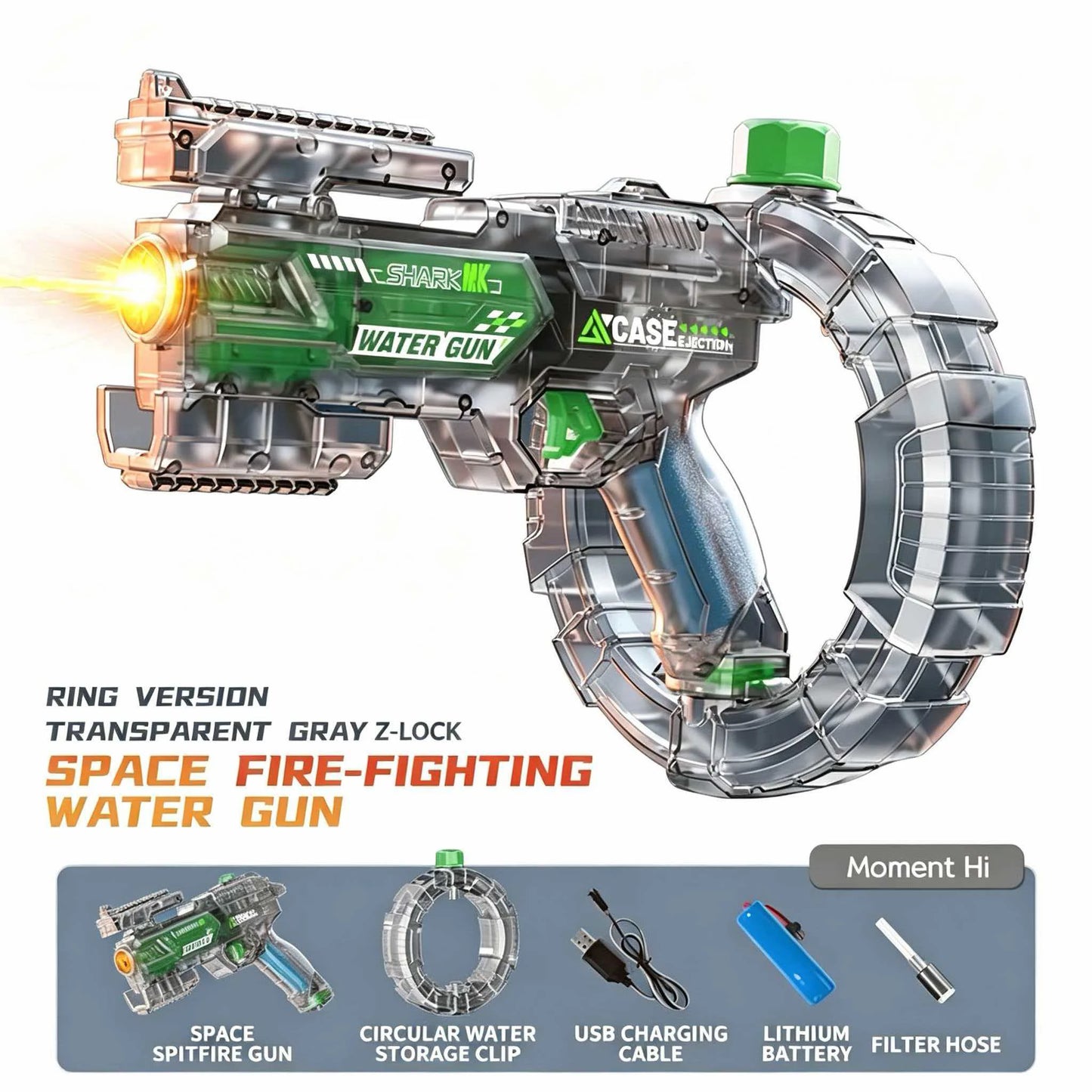 SplashStrike electric water gun model